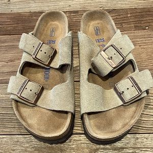 Birkenstock Arizona Soft Footbed Taupe Suede